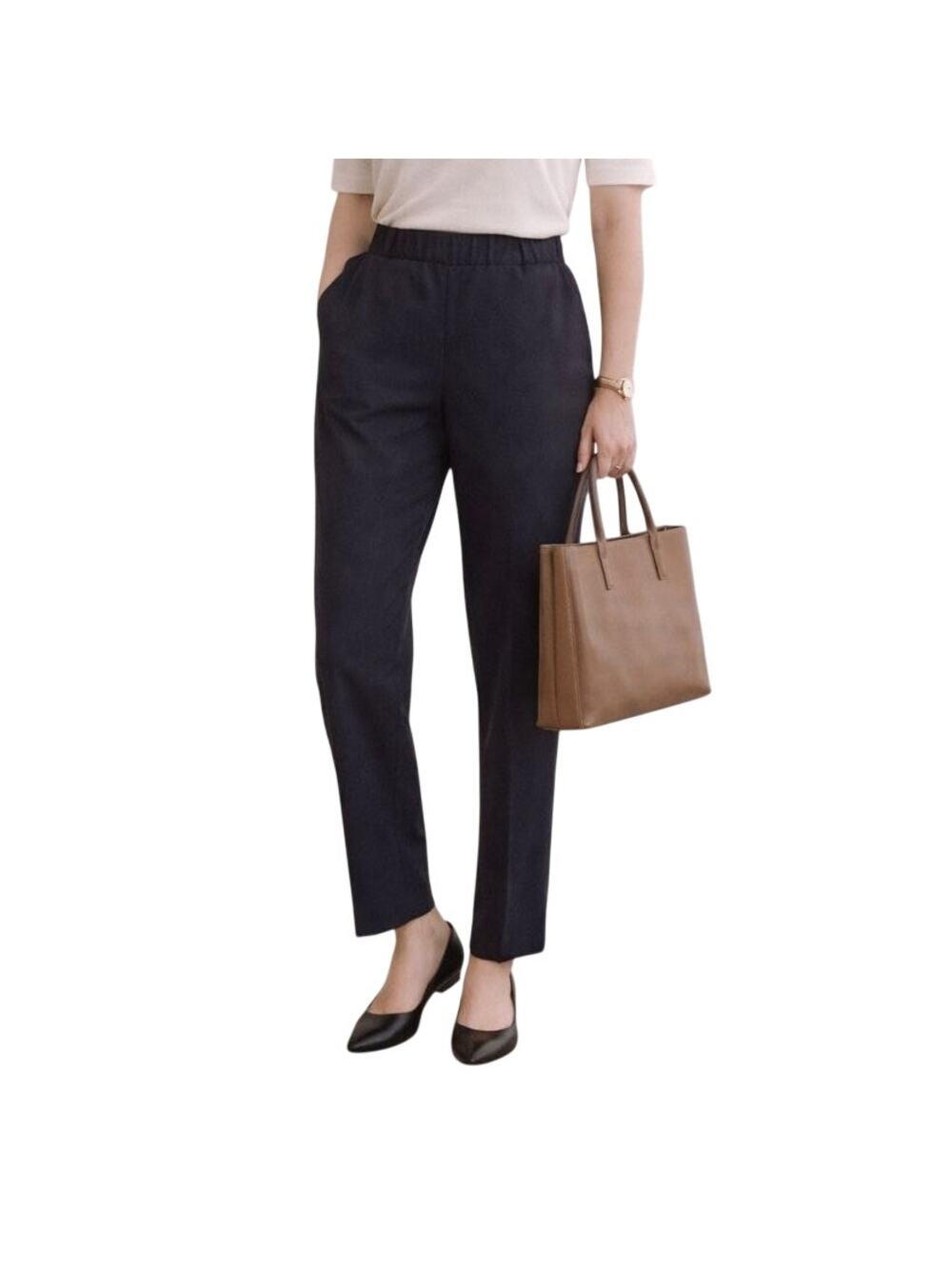 Universal Standard Signature Ponte Dress Pants Womens XS Charcoal Gray Career